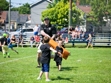 The football program for children under eight returned with its highest numbers ever after a hiatus of several years on Saturday, July 10, 2021 in Cornwall, Ont. Jordan Haworth/Cornwall Standard-Freeholder/Postmedia Network