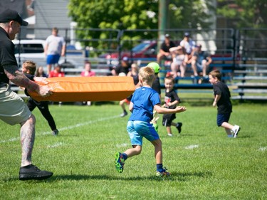 The football program for children under eight returned with its highest numbers ever after a hiatus of several years on Saturday, July 10, 2021 in Cornwall, Ont. Jordan Haworth/Cornwall Standard-Freeholder/Postmedia Network