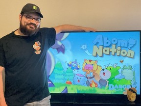 Carl Pilon is releasing his first video game Abomi Nation on July 29, 2021. Handout/Cornwall Standard-Freeholder/Postmedia Network