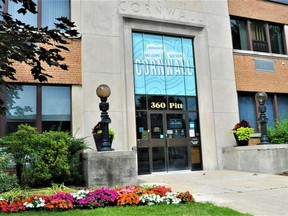Cornwall's city hall, on Wednesday July 21, 2021 in Cornwall, Ont. Francis Racine/Cornwall Standard-Freeholder/Postmedia Network