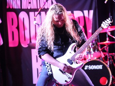 Boundary Road lead guitar player Jay Ezs during the Saturday night headliner performance. Photo on Saturday, July 24, 2021, in Cornwall, Ont. Todd Hambleton/Cornwall Standard-Freeholder/Postmedia Network