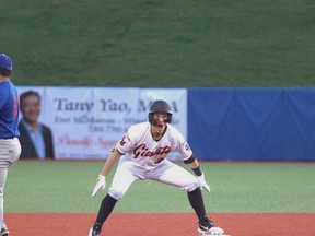 Max Hewitt playing for the Fort McMurray Giants in 2019. Supplied image Max Hewitt twitter