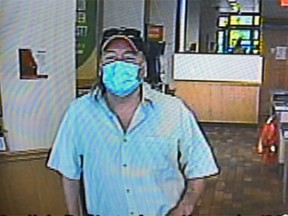 Kingston Police are searching for this man in connection to multiple thefts from a local LCBO.