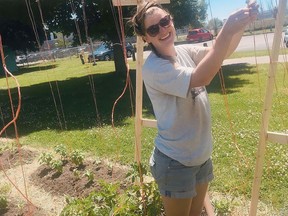 Marie Bencze, the head gardener at Community Harvest in Kingston, in an undated photo.