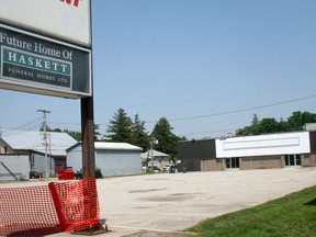 Haskett Funeral Homes announced recently that it has bought the former Canadian Tire property on Exeter's Main Street South and will be moving to the property after renovations are complete. Scott Nixon