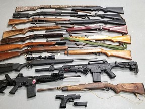Photo supplied
These are the firearms that were seized.