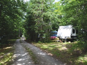 Photo by KEVIN McSHEFFREY/THE STANDARD
Mississagi Park, about 30 kilometres north of Elliot Lake, has 82 campsites, plus a group site for larger groups.