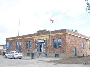 The Melfort Legion and Communities in Bloom are hoping to get 40 or 50 orders for banners of veterans for the light poles on the street. Photo Susan McNeill