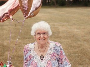 Melfort's Marjorie Rush recently celebrated her 90th birthday. Photo supplied.