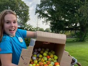 2020 Big Brothers Big Sisters of Sarnia-Lambton summer student Abby Zalewski poses for a photo at last year's inaugural Big Drop fundraiser at Sarnia's Greystone Golf Course. More participants are being sought for the second annual event Aug. 4. (Submitted)