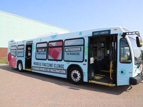 Public Health Sudbury and Districts and the City of Greater Sudbury launched the area's first mobile COVID-19 vaccination clinic this week. John Lappa/Sudbury Star/Postmedia Network