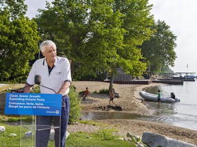 Haldimand-Norfolk MPP Toby Barrett announced on July 7 that Normandale beach and Potter's Creek will remain public land, and will become part of Turkey Point Provincial Park. Brian Thompson/Postmedia Network