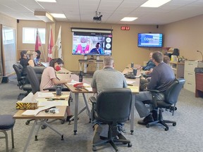 The Cochrane Emergency Operations Centre has been meeting daily since fires forced over 150 residents of two Northwestern Ontario communities to evacuate to town. TP.jpg