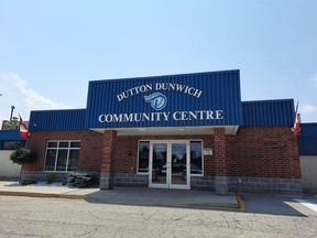 Dutton Community Centre is one of two locations of the vaccine clinic organized by the West Elgin Community Health Centre. The other is at the West Elgin arena in West Lorne. Victoria Acres photos
