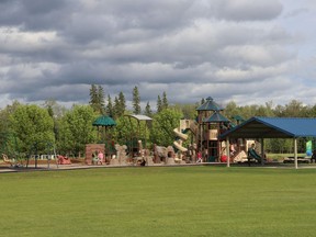 The Town of Whitecourt is applying for $750,000 in federal funding to extend downtown paths into Rotary Park.