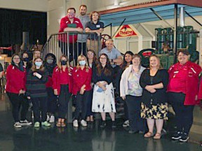 On July 22, summer staff from The Millet & District Museum and Archives, The Alberta Legacy Development Society, The Reynolds Alberta Museum, The Canadian Energy Museum, and The Wetaskiwin & District Heritage Museum met with Member of Parliament, Mike Lake at this year's MP Tea.