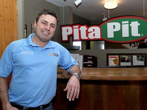 Nelson Lang, founder of the Pita Pit, at the company's corporate headquarters in Kingston on Jan. 9, 2015.