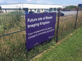 The site of the new Breast Imaging Kingston centre on John Marks Avenue in the east end of the city.