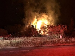 Strathcona County Emergency Services responded to the blaze at about 3 a.m. Monday, Aug. 2.