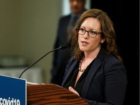 Minister of Children's Services Rebecca Schulz. PHOTO BY IAN KUCERAK /Postmedia, file