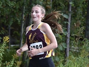Macy Turcotte, seen here competing at a long-distance running event when she was a student at École secondaire catholique Thériault, has accepted a scholarship after being recruited by Tulane University in New Orleans.

Supplied