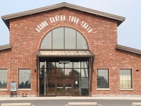 Agawa Canyon Tour Train office on Huron Street in Sault Ste. Marie, Ont., on Thursday, Aug. 5, 2021. (BRIAN KELLY/THE SAULT STAR/POSTMEDIA NETWORK)