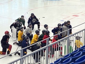 The Eagles Hockey Academy held a skate in mid-July; the EHA in the Hockey Super League will be expanded with two Whitecourt Wolverines teams.