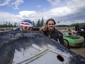 Owen Aulenbach at the Dirt Bash Double at Area 63 Motorsports Park in Fort McMurray, Alta. on Saturday, August 7, 2021. Scott McLean/Fort McMurray Today/Postmedia Network