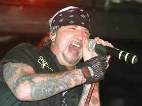 Lead singer Jack Russell of the band Great White