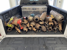 There were 18 catalytic converter thefts in all of 2020 in Fort Saskatchewan but RCMP said that number has increased by 244 per cent from January 2021 to this Aug 2021 of this year. Photo Supplied