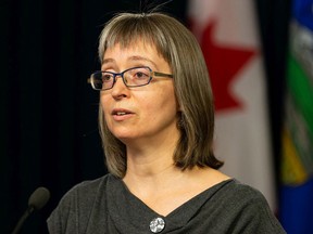 Alberta's chief medical officer of health Dr. Deena Hinshaw. IAN KUCERAK / Postmedia