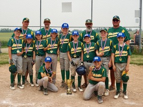 The provincial champion Sherwood Park U-11 A Tier 1 Athletics. Photo Supplied