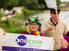 ONE CARE Home and Community Services is encouraging the community to get moving in support of their annual fundraiser – The Grand Parade between Sept. 1 and Sept. 18. Submitted