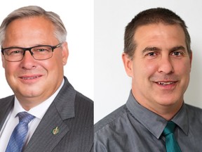 Gerald Soroka, Conservative candidate, and Todd Muir, Maverick candidate, are running in Yellowhead.