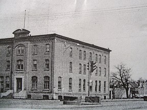 The old R.M. Community Hall and goodbye to the grasshoppers. (Les Green)