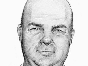 A sketch shows how Robbie Aho, missing since 2009, might look at the present time.