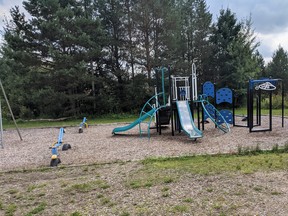 The Burk's Falls Community Playground has been the site for vandalism on a regular basis. It's reached the point where residents want town council to install cameras in an effort to curtail the activity and maybe catch someone in the act. Ryan Baptiste Photo