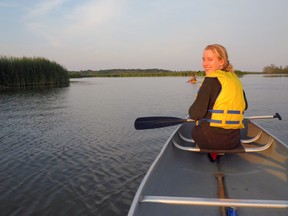 Autumn Jordan of Nature Canada was part of a team of naturalists who visited the Dunnville Marsh in early August to study a large swallows population.