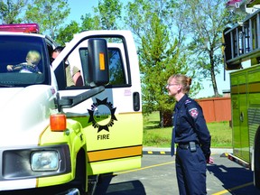 Leduc County hosted an open house and BBQ at the newly constructed New Sarepta District Fire Station on Aug. 28. (Lisa Berg)