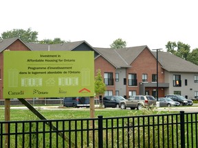 The budget for Phase 2 of Stratford's Britannia Street affordable housing project has been increased by nearly $3.28 million to provide more amenities for residents, add additional housing units (increased from 20 to 27), and to make the apartment building more energy efficient using net-zero or passive-housing standards. Galen Simmons/The Beacon Herald/Postmedia Network