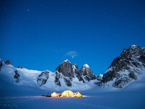 Ski Camp in the Alaska Range, Denali. Photo by Christian Pondella