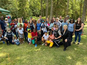 The Fort Black Society held a community potluck on Aug. 21 at Turner Park. Photo Supplied.