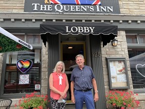 Siblings Kathy and Richard Mitchell are putting their family business, the Queen's Inn, up for sale after 52 years.