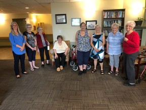 City Councillor Deanna Lennox met with residents at Southfort Bend Gardens Aug. 4. Photo supplied.