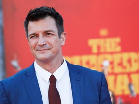 Cast member Nathan Fillion poses at the premiere for the film "The Suicide Squad" in Los Angeles, California, U.S., August 2, 2021.