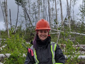 Aurelia Jas, one of the winners of the Green Dream Internship Program, is working at Weyerhaeuser in Grande Prairie, and proving there’s lots of opportunity for women in forestry.