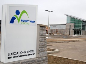 RVS Rocky View Schools Sign