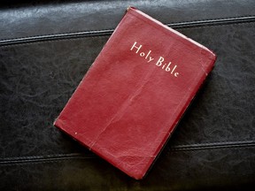 A Bible.