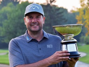 Dennis Hendershott of Paris recently captured the PGA Seniors' Championship of Canada.