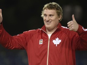 Brockville native and Olympic shotputter Tim Nedow in 2015.
Canadian Olympic Team/file photo